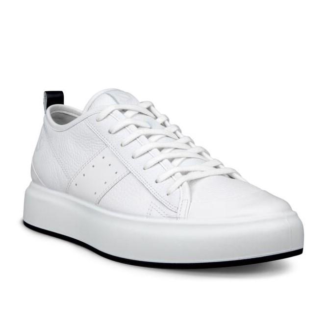 ابيض ECCO Street Ace M White